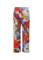 A detail shot of the PLEATS PLEASE ISSEY MIYAKE PLAYGROUND trousers.