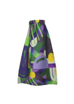 A detail shot of the PLEATS PLEASE ISSEY MIYAKE PLAYGROUND trousers.