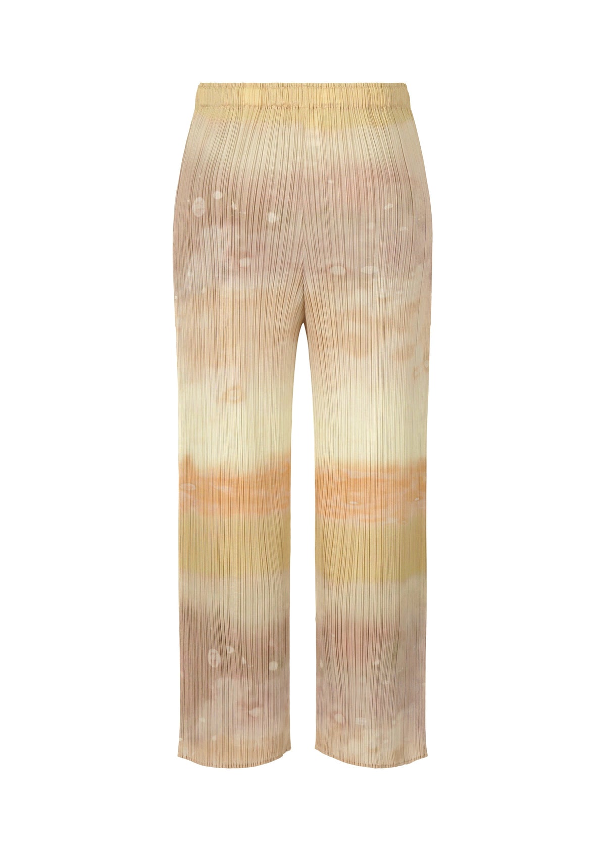 A detail shot of the PLEATS PLEASE ISSEY MIYAKE SEA BUBBLE trousers.