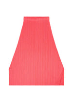 A detail shot of the PLEATS PLEASE ISSEY MIYAKE MONTHLY COLORS MARCH skirt.