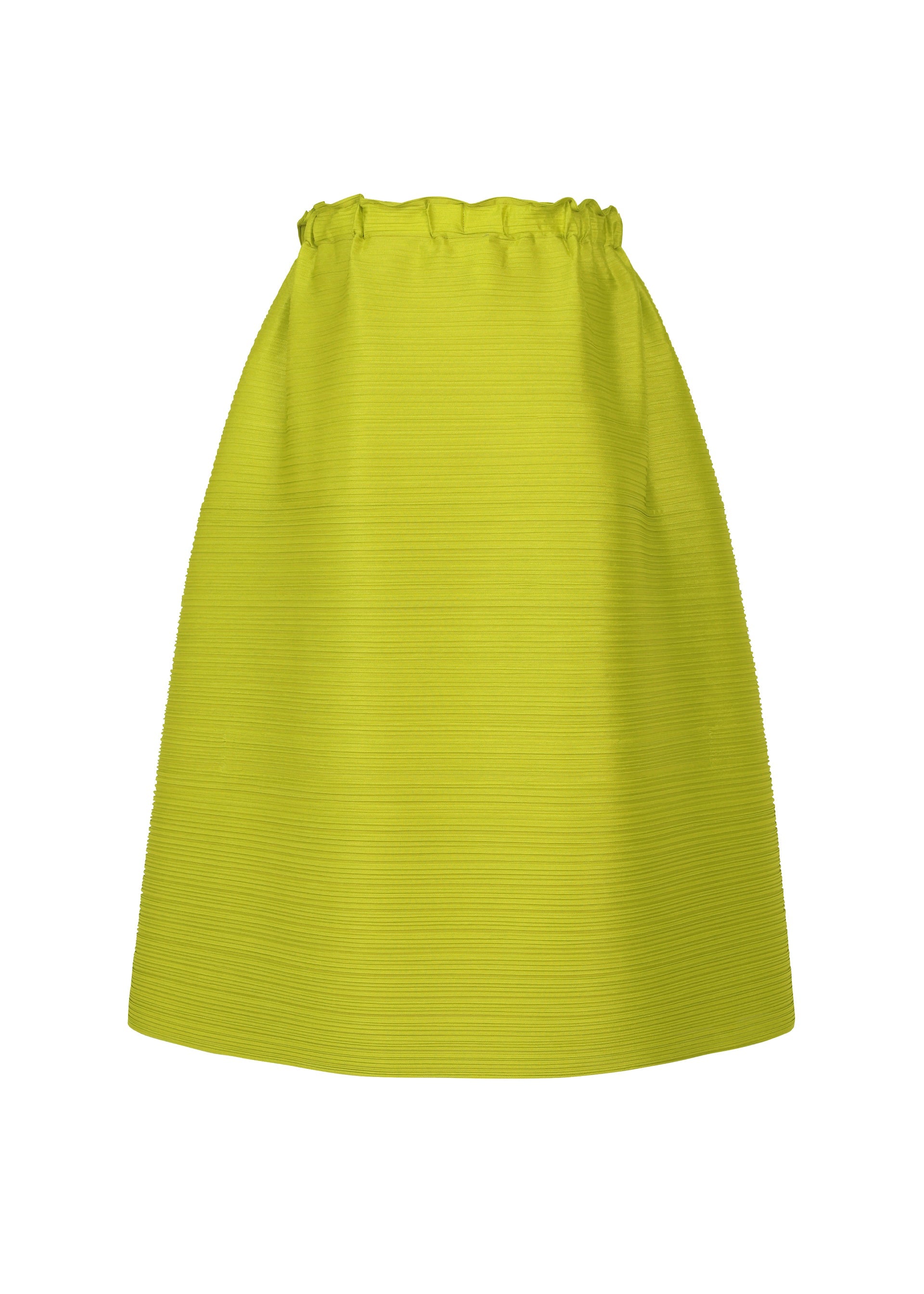 BOUNCY BASKET Skirt Yellow Green – The official ISSEY MIYAKE