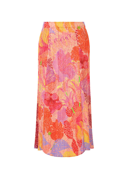 A product shot of the PLEATS PLEASE ISSEY MIYAKE FOGGY FOREST skirt in .