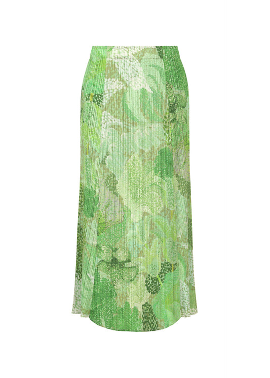 A product shot of the PLEATS PLEASE ISSEY MIYAKE FOGGY FOREST skirt in .