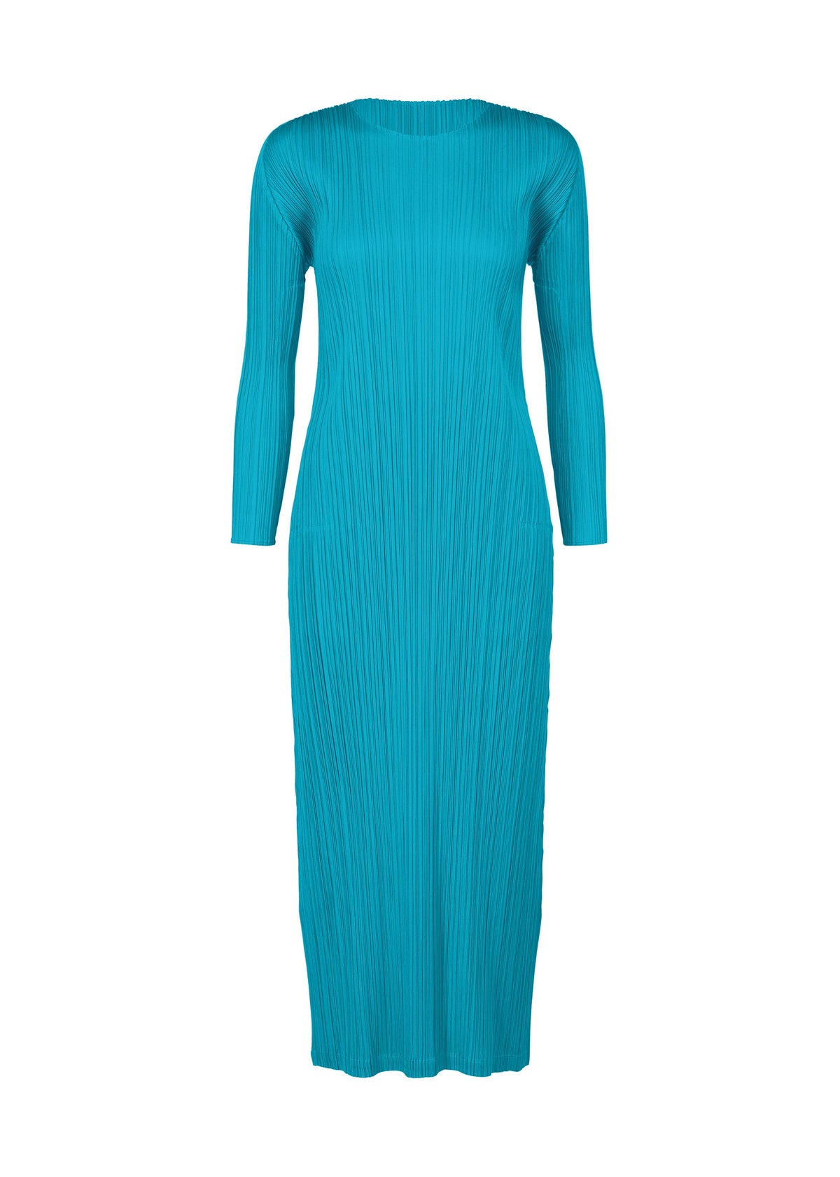 A product shot of the PLEATS PLEASE ISSEY MIYAKE MONTHLY COLORS JANUARY clothing in sky blue (73).