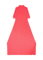 A detail shot of the PLEATS PLEASE ISSEY MIYAKE MONTHLY COLORS MARCH dress.