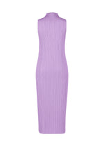 A detail shot of the PLEATS PLEASE ISSEY MIYAKE MONTHLY COLORS APRIL dress.