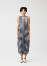 COTTON ZIGZAG Dress Yellow Orange