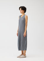 COTTON ZIGZAG Dress Grey
