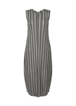 COTTON ZIGZAG Dress Grey