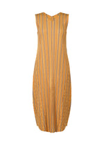 COTTON ZIGZAG Dress Yellow Orange
