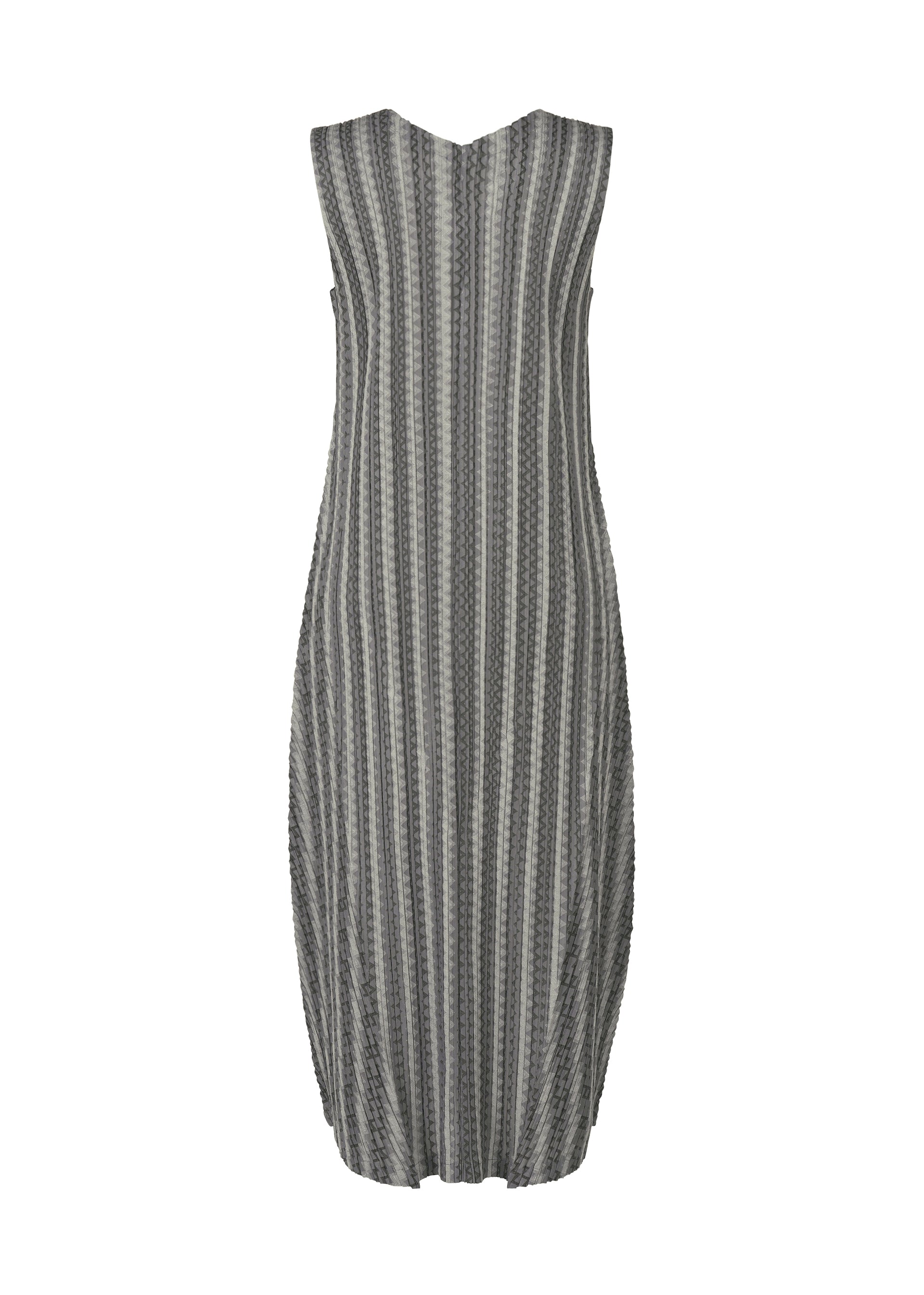 COTTON ZIGZAG Dress Yellow Orange
