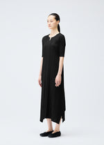 MELLOW PLEATS Dress Black