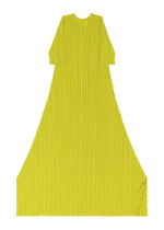 A detail shot of the PLEATS PLEASE ISSEY MIYAKE MELLOW PLEATS dress.