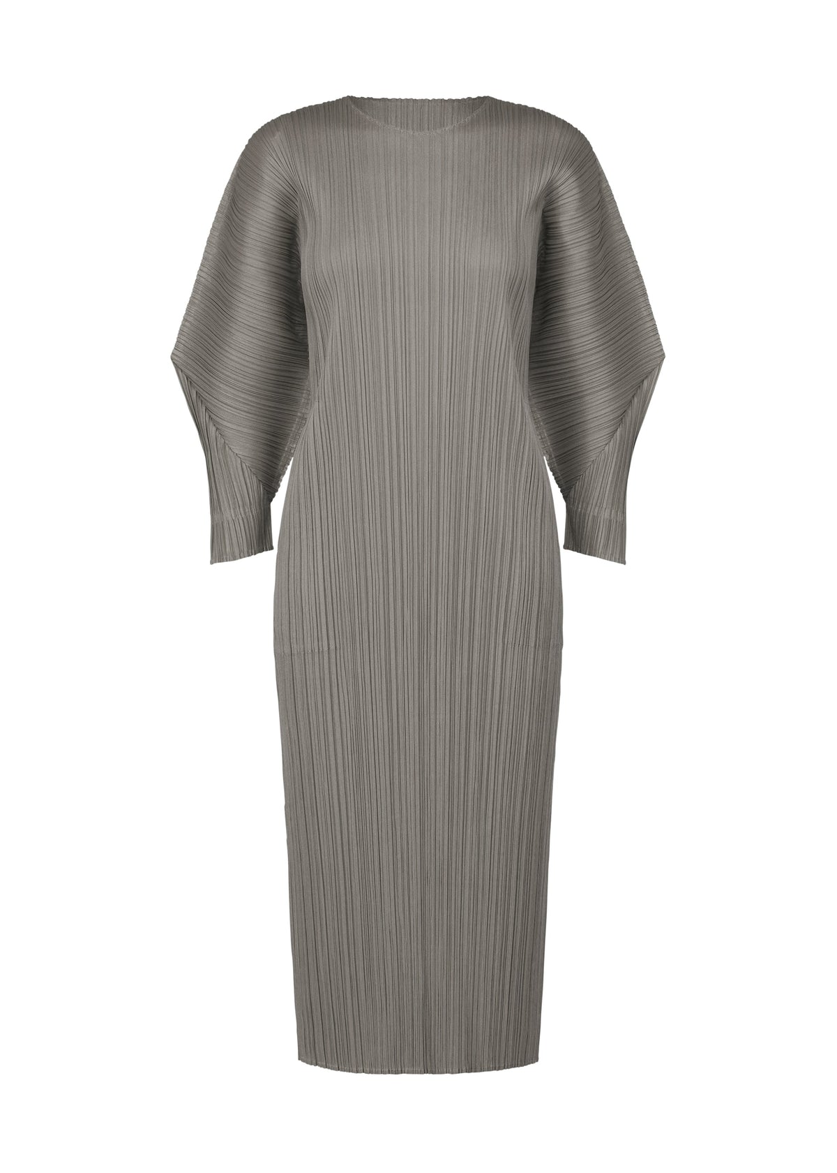 A product shot of the PLEATS PLEASE ISSEY MIYAKE SKYLINE clothing in grey (12).