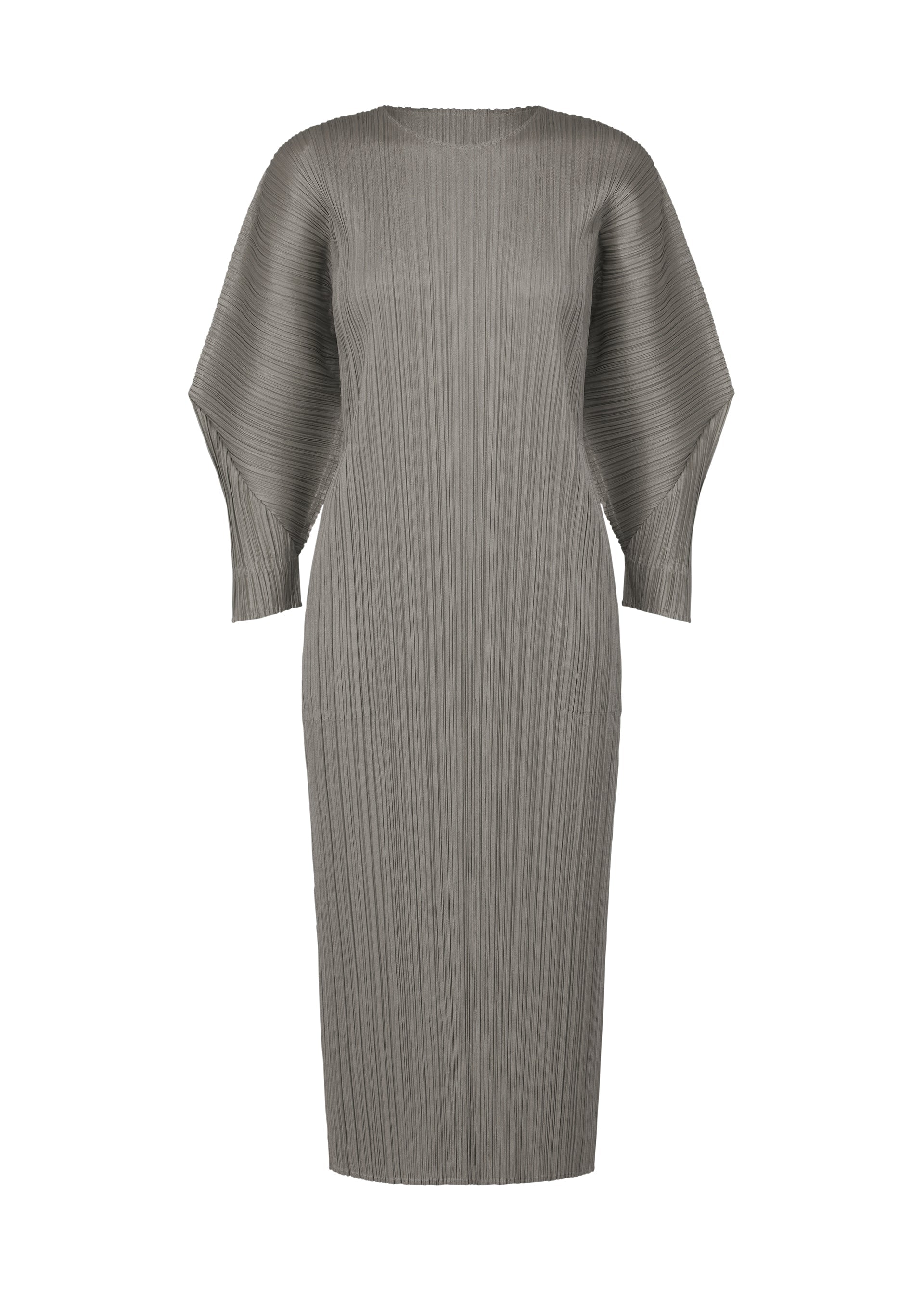 A product shot of the PLEATS PLEASE ISSEY MIYAKE SKYLINE clothing in grey (12).