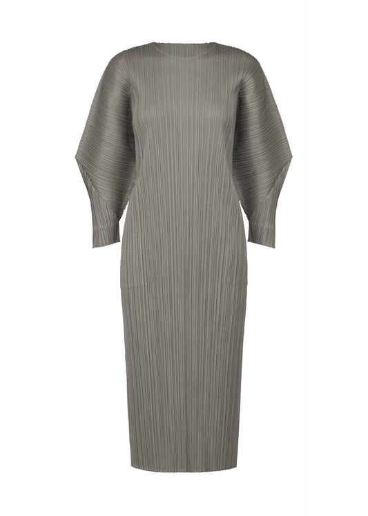 A product shot of the PLEATS PLEASE ISSEY MIYAKE SKYLINE clothing in grey (12).
