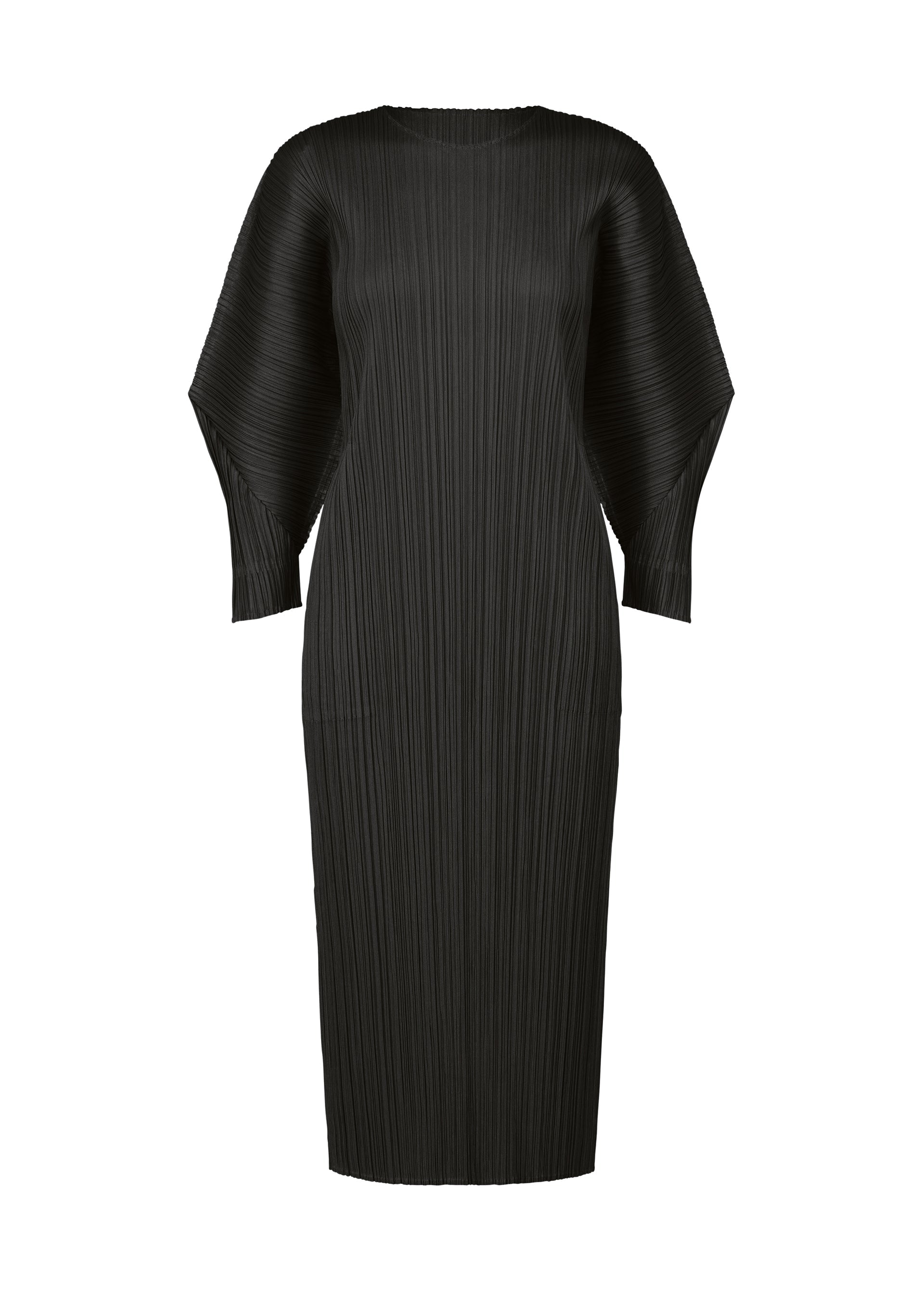 A product shot of the PLEATS PLEASE ISSEY MIYAKE SKYLINE clothing in black (15).