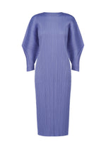 A product shot of the PLEATS PLEASE ISSEY MIYAKE SKYLINE clothing in steel blue (74).