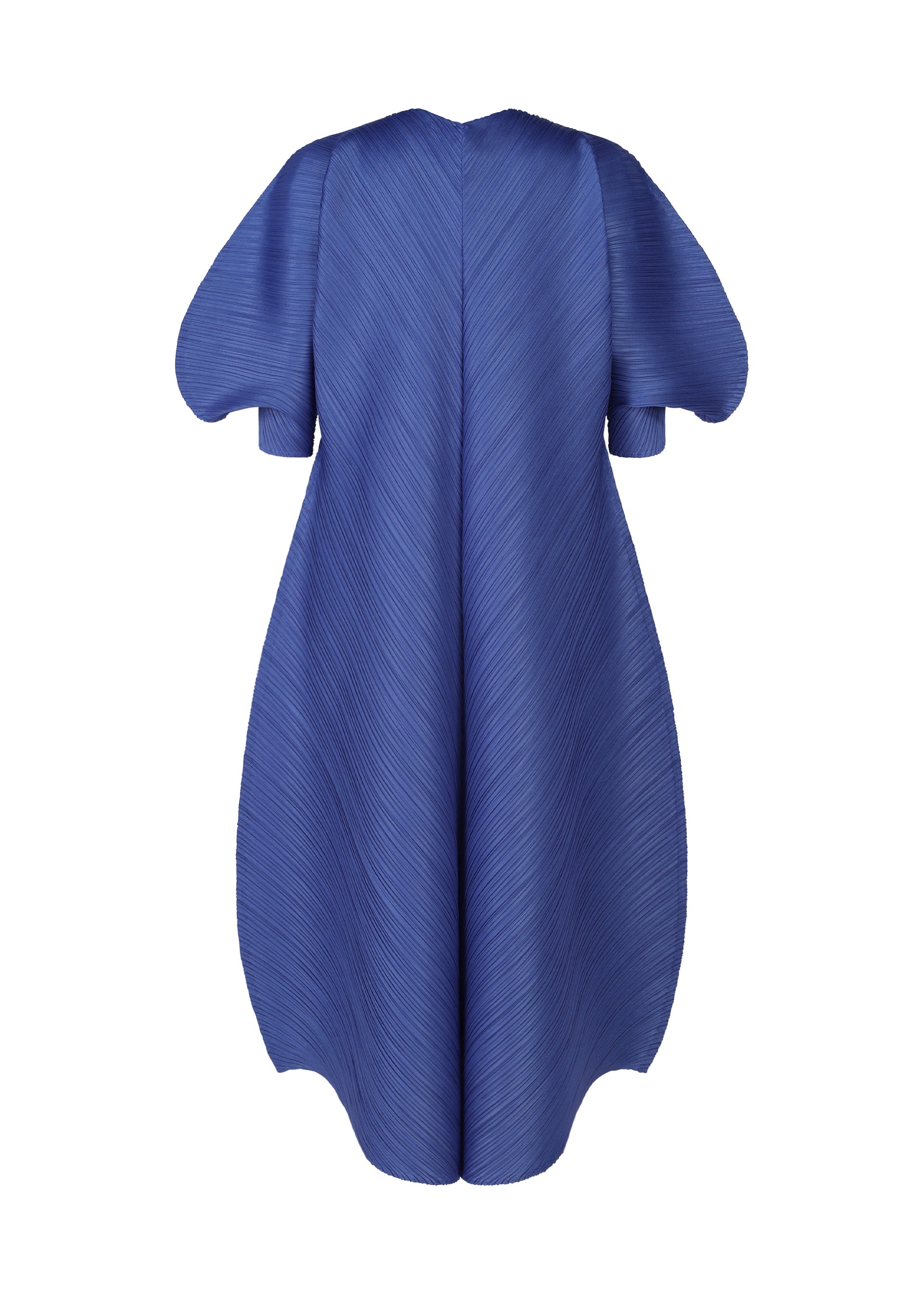 A detail shot of the PLEATS PLEASE ISSEY MIYAKE COAST dress.