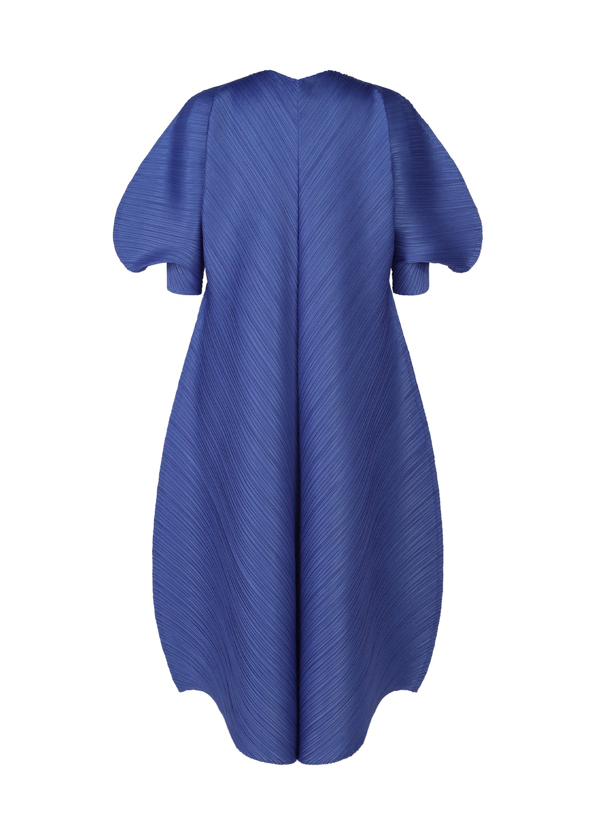 A detail shot of the PLEATS PLEASE ISSEY MIYAKE COAST dress.