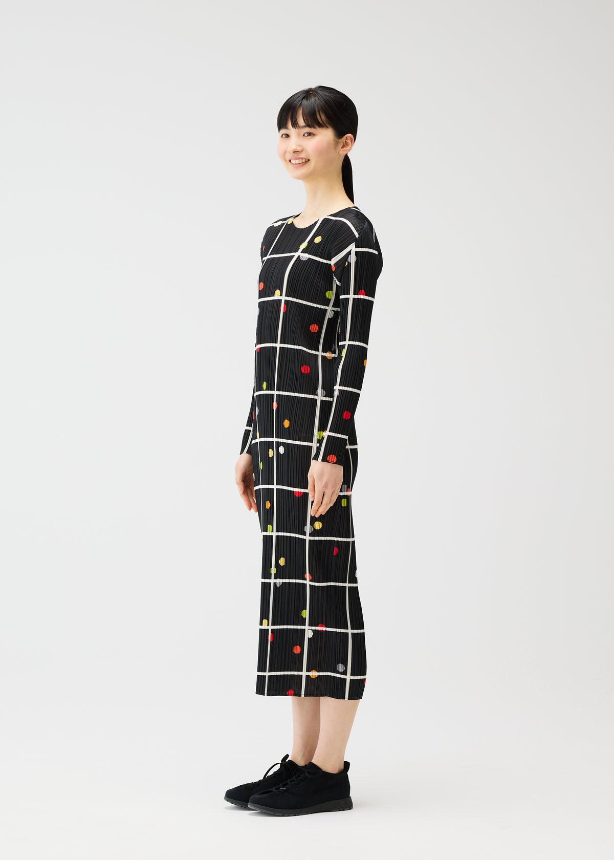 CROSSING DOTS Dress Black