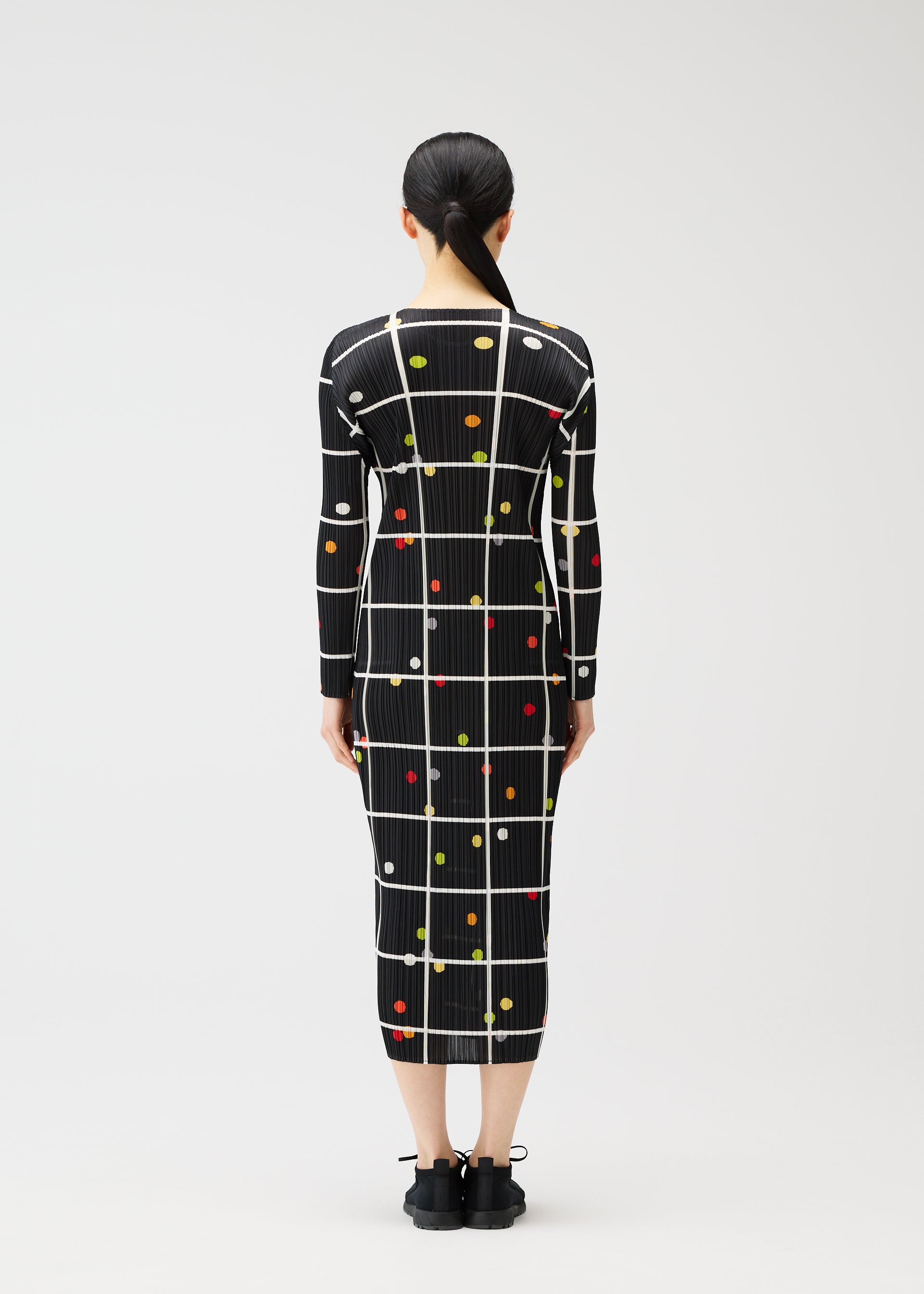 CROSSING DOTS Dress Black