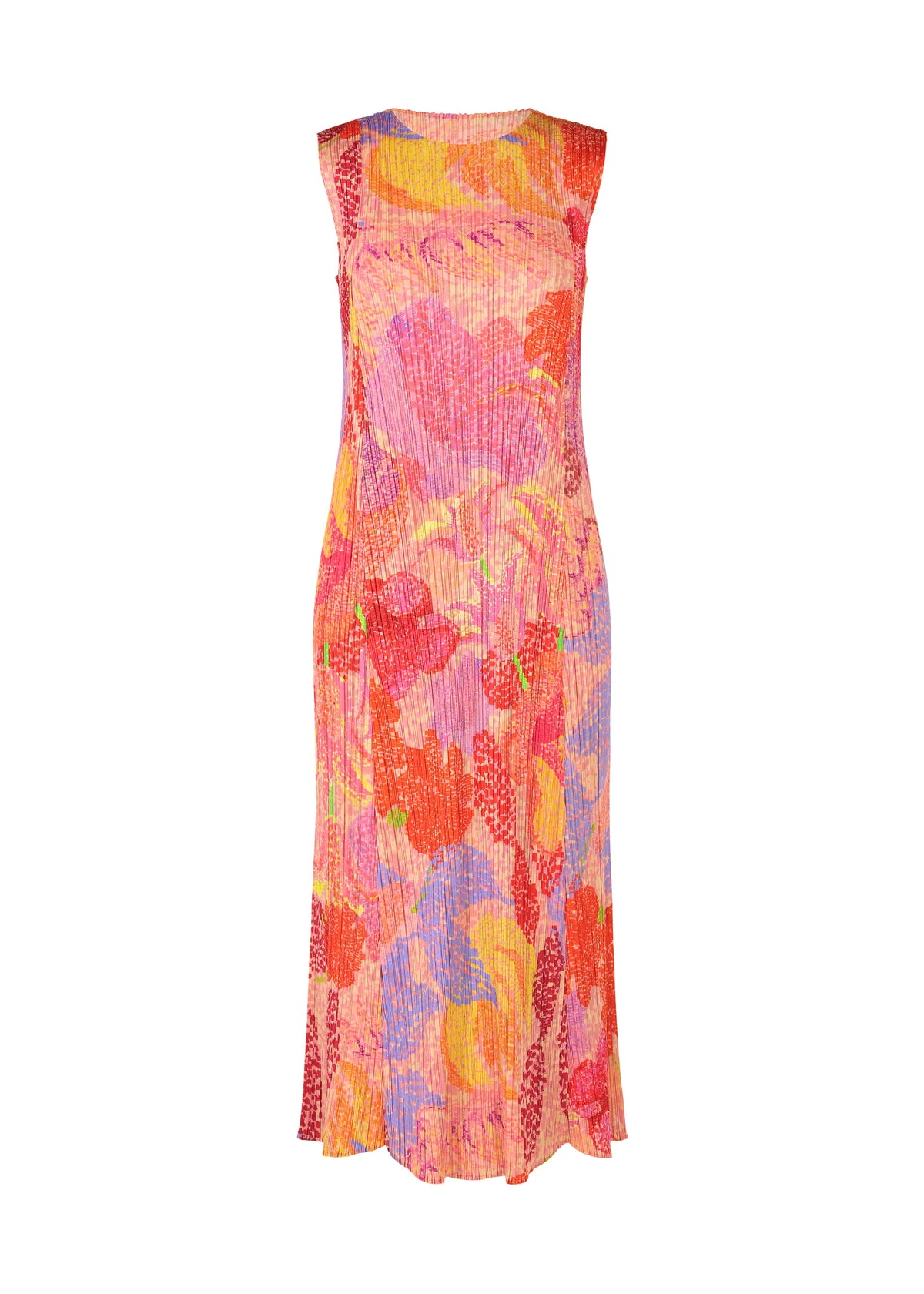 A product shot of the PLEATS PLEASE ISSEY MIYAKE FOGGY FOREST dress in .
