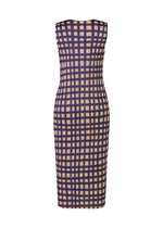 A detail shot of the PLEATS PLEASE ISSEY MIYAKE BASKET dress.