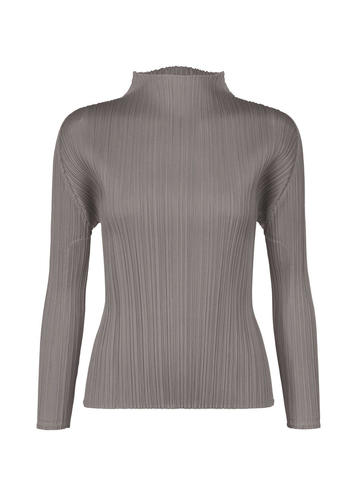 A product shot of the PLEATS PLEASE ISSEY MIYAKE MONTHLY COLORS JANUARY clothing in grey (12).