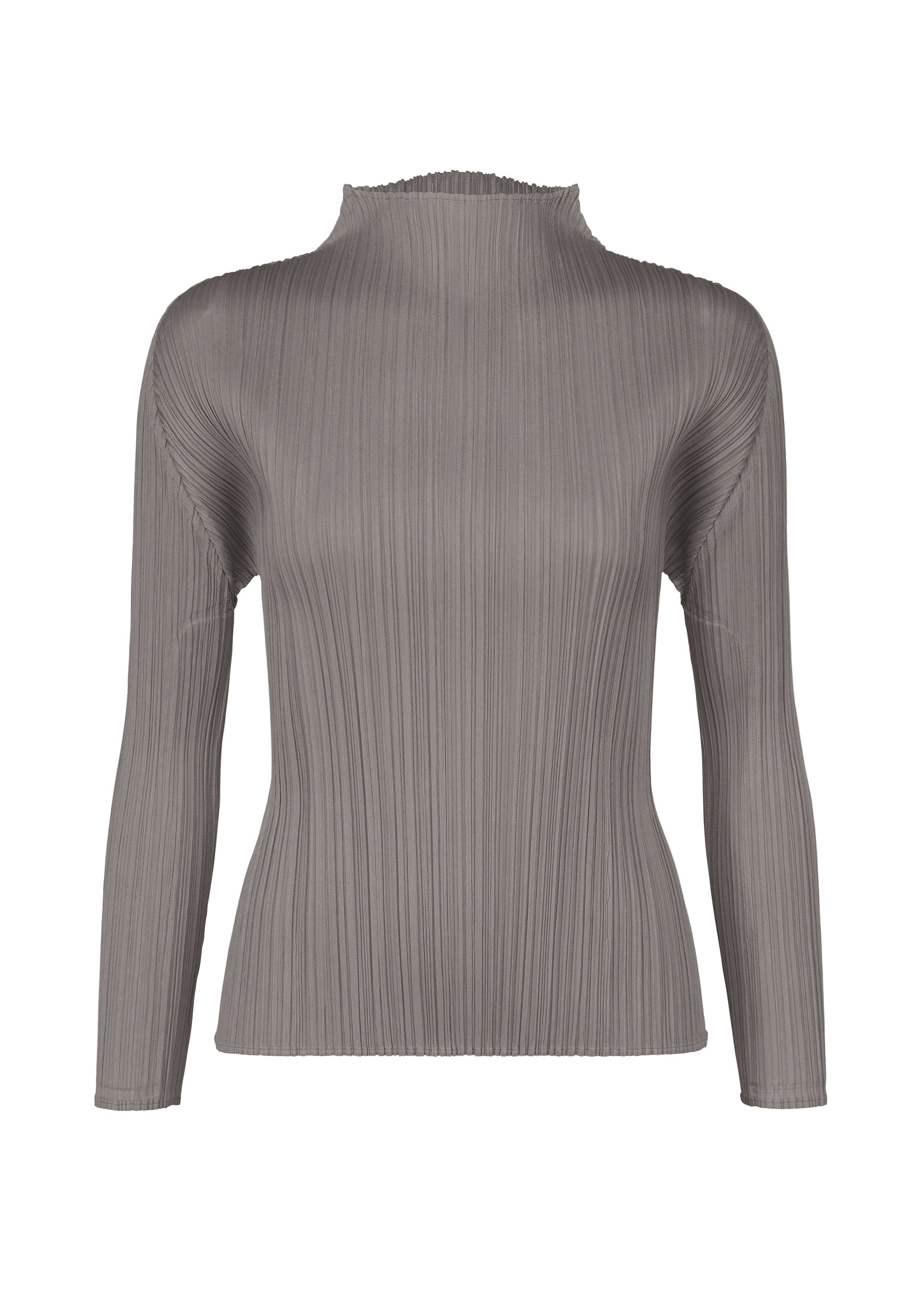 A product shot of the PLEATS PLEASE ISSEY MIYAKE MONTHLY COLORS JANUARY clothing in grey (12).