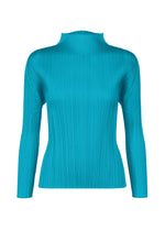 A product shot of the PLEATS PLEASE ISSEY MIYAKE MONTHLY COLORS JANUARY clothing in sky blue (73).
