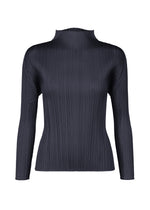 A product shot of the PLEATS PLEASE ISSEY MIYAKE MONTHLY COLORS JANUARY clothing in dark navy (78).