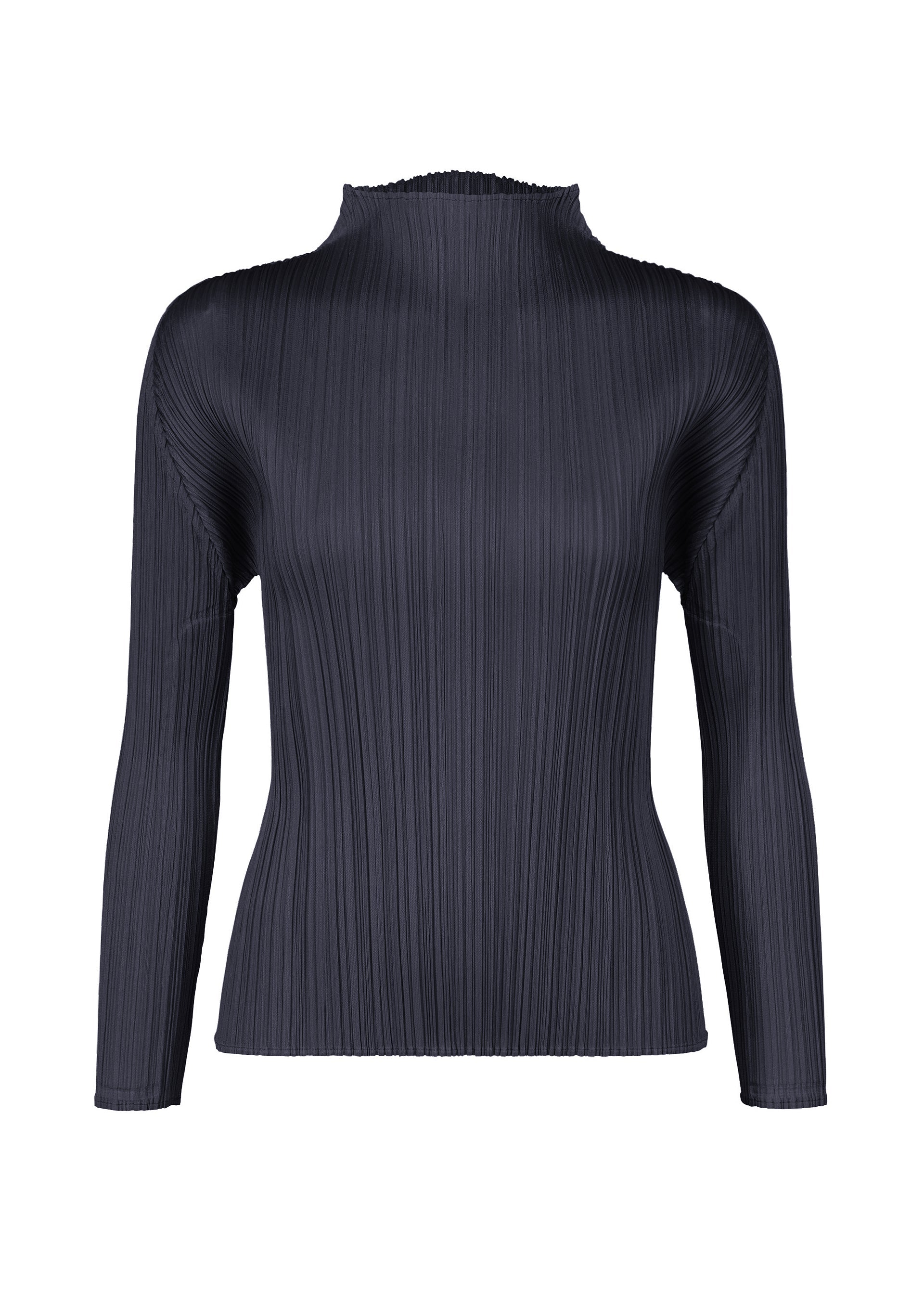 A product shot of the PLEATS PLEASE ISSEY MIYAKE MONTHLY COLORS JANUARY clothing in dark navy (78).