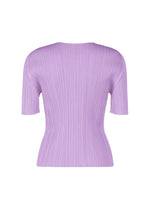 A detail shot of the PLEATS PLEASE ISSEY MIYAKE MONTHLY COLORS APRIL shirt.