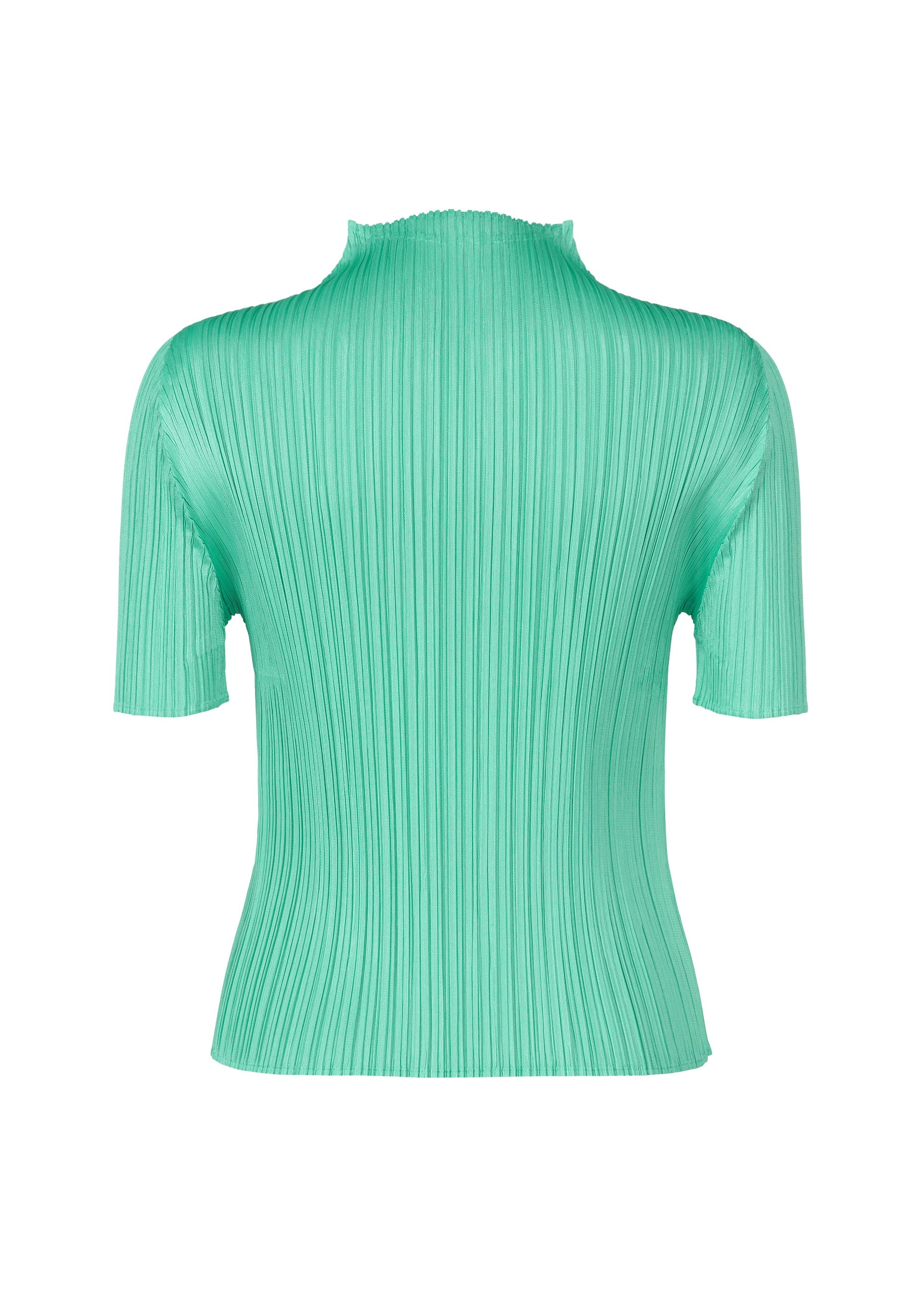 MONTHLY COLORS : MAY Short-sleeved Mock Neck Top Ivory – The