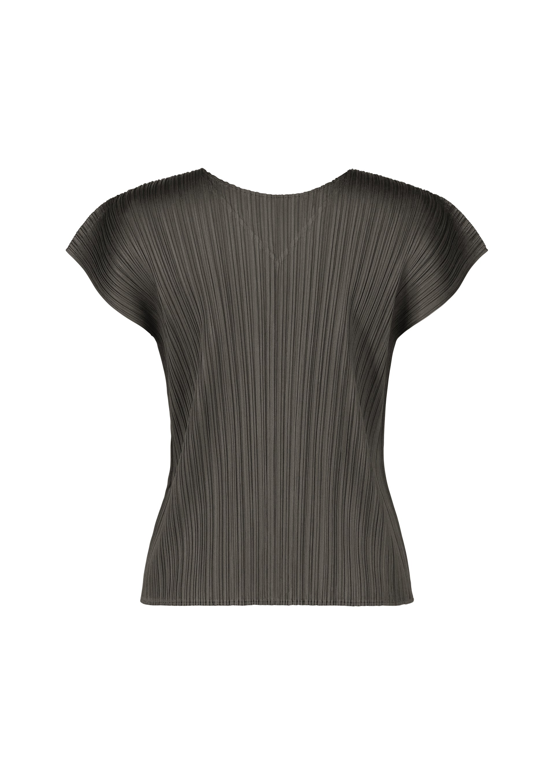 A detail shot of the PLEATS PLEASE ISSEY MIYAKE MONTHLY COLORS : JUNE shirt.