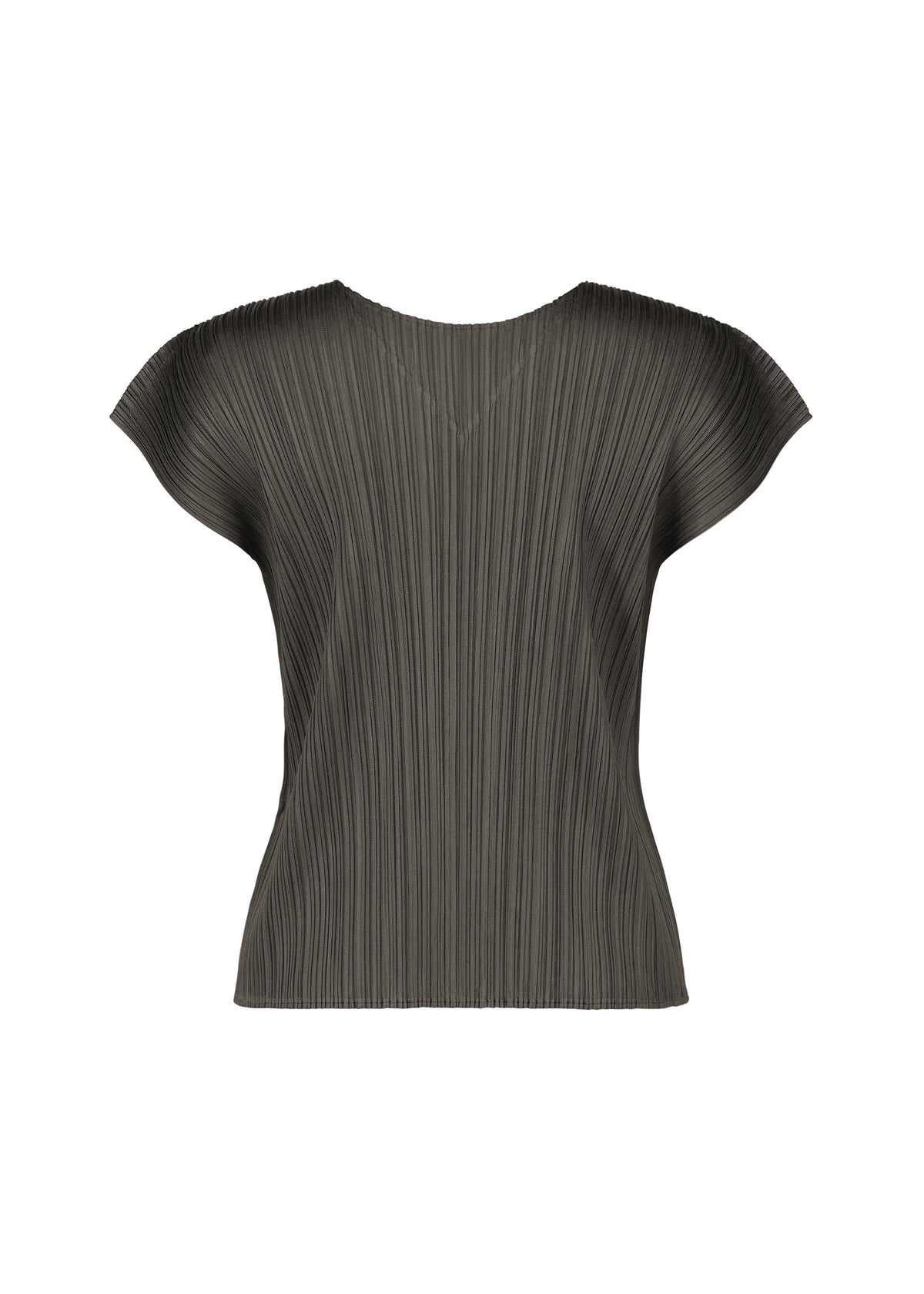 A detail shot of the PLEATS PLEASE ISSEY MIYAKE MONTHLY COLORS : JUNE shirt.