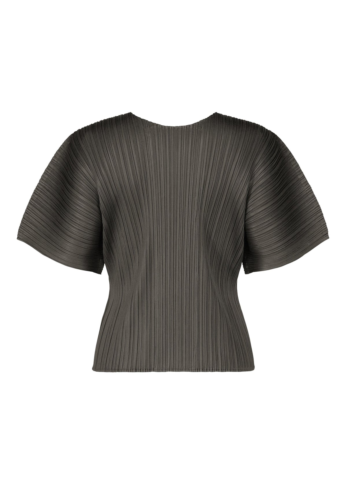 A detail shot of the PLEATS PLEASE ISSEY MIYAKE MONTHLY COLORS : JUNE shirt.