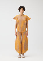 COTTON ZIGZAG Top Yellow Orange