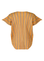 COTTON ZIGZAG Top Grey