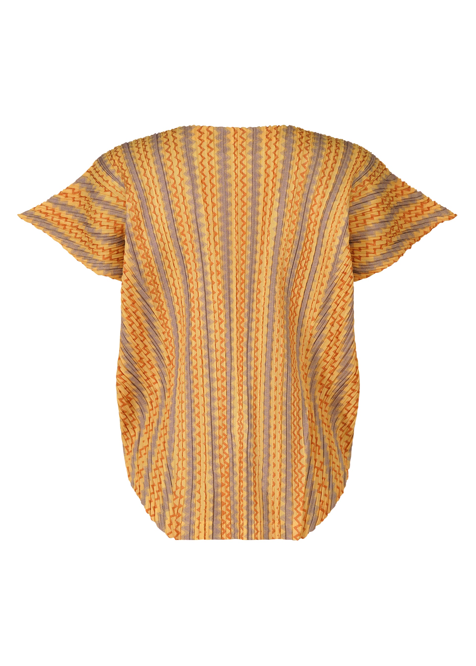 COTTON ZIGZAG Top Grey