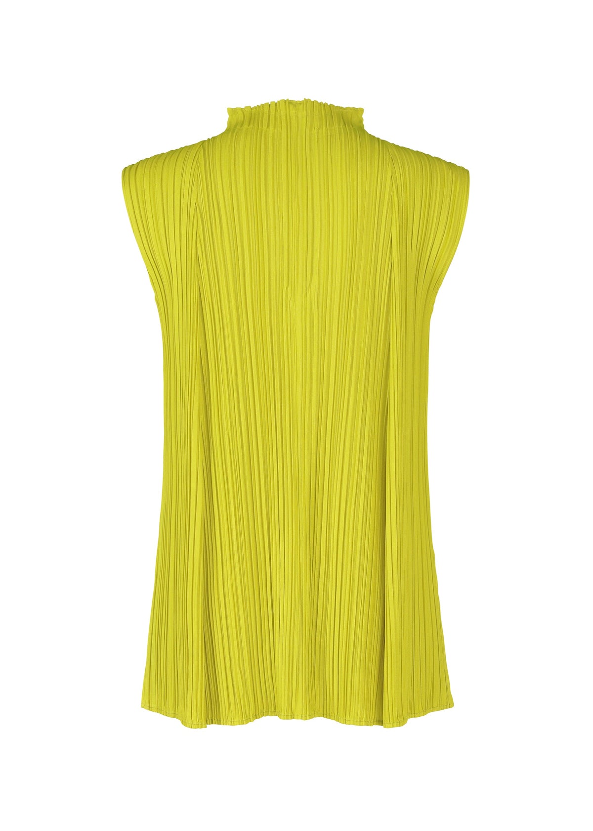 A detail shot of the PLEATS PLEASE ISSEY MIYAKE MELLOW PLEATS shirt.