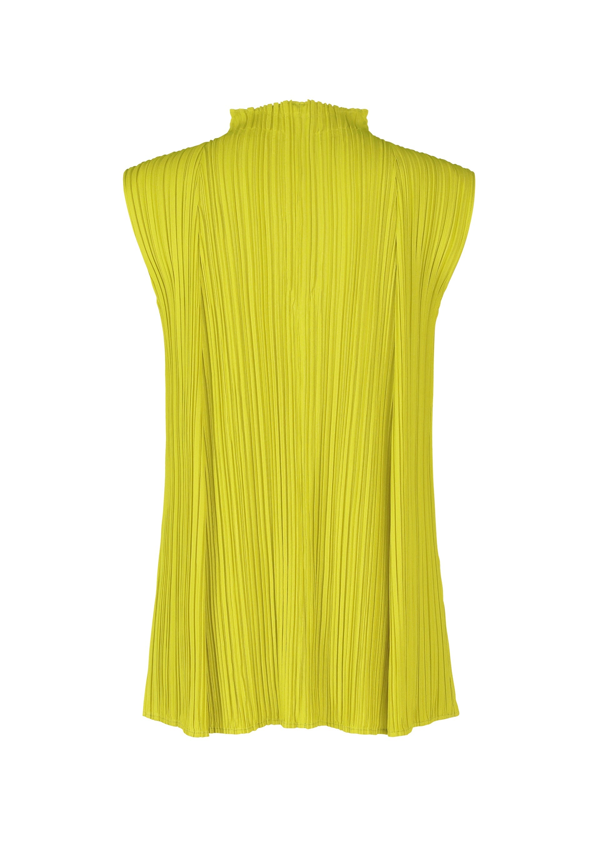 A detail shot of the PLEATS PLEASE ISSEY MIYAKE MELLOW PLEATS shirt.
