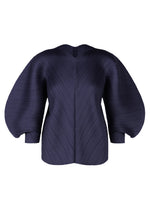 A product shot of the PLEATS PLEASE ISSEY MIYAKE COAST shirt in navy (75).