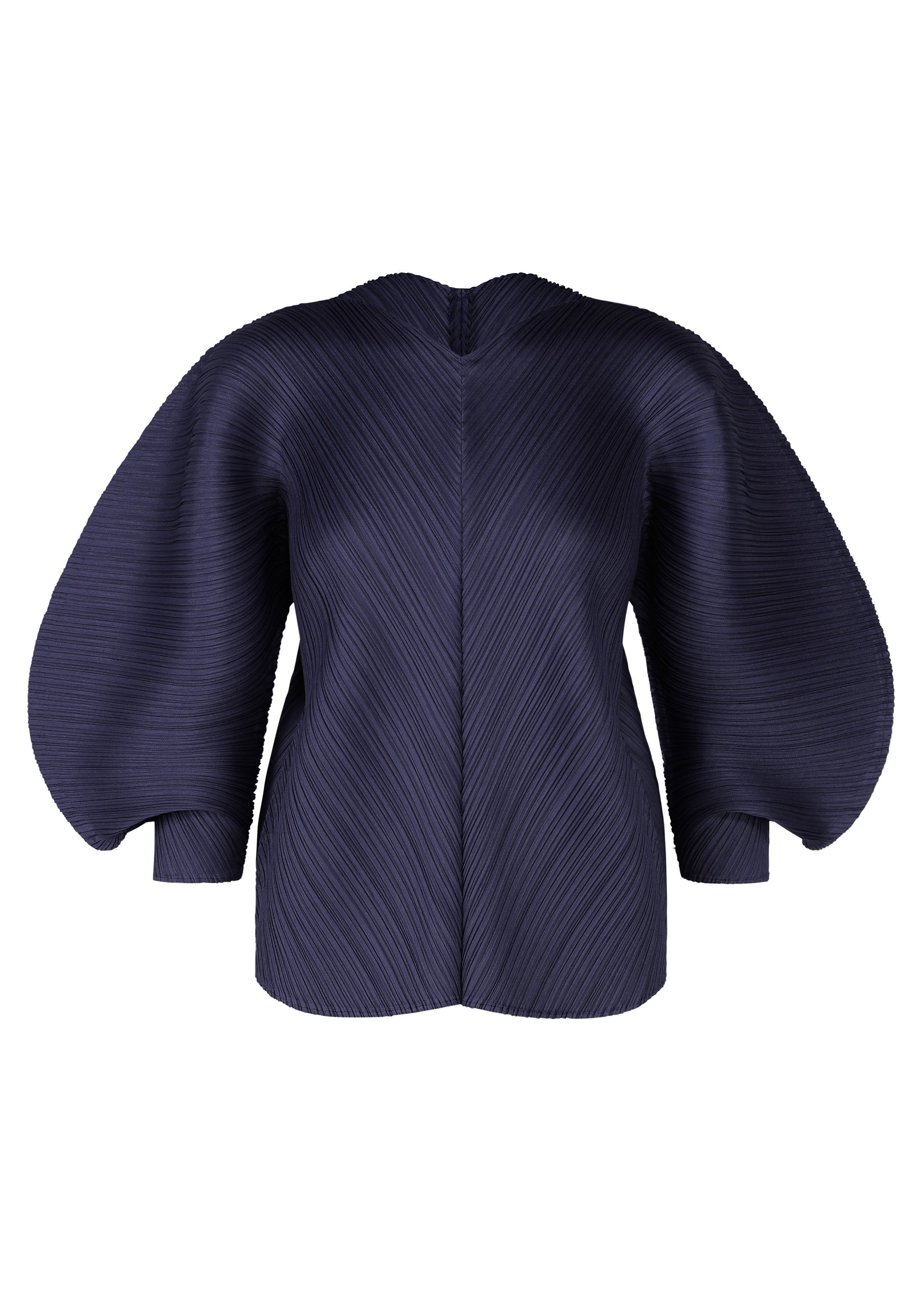 A product shot of the PLEATS PLEASE ISSEY MIYAKE COAST shirt in navy (75).