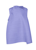 A product shot of the PLEATS PLEASE ISSEY MIYAKE BOUNCY BASKET shirt in steel blue.