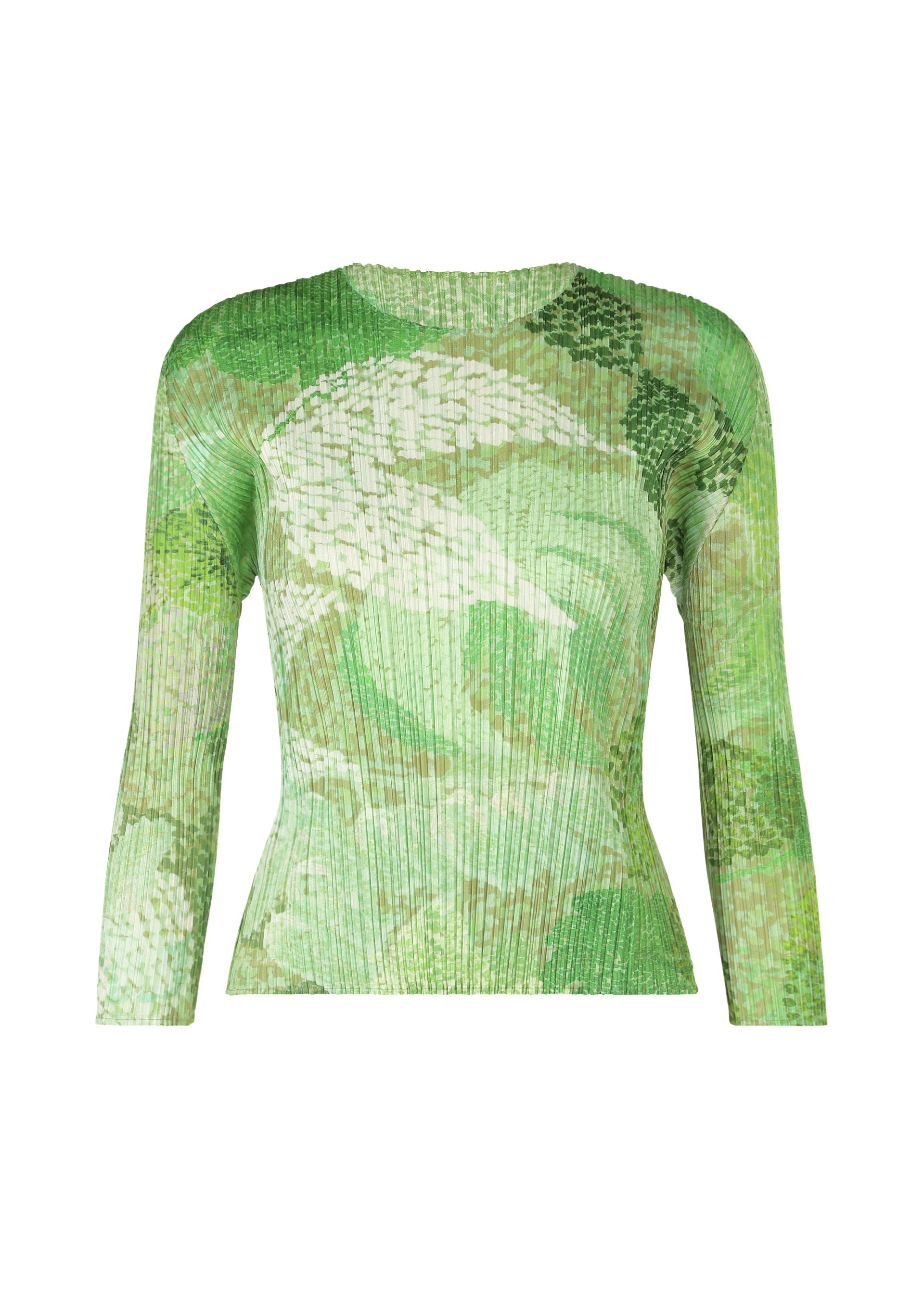 A product shot of the PLEATS PLEASE ISSEY MIYAKE FOGGY FOREST shirt in .