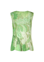 A detail shot of the PLEATS PLEASE ISSEY MIYAKE FOGGY FOREST shirt.