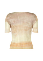 A detail shot of the PLEATS PLEASE ISSEY MIYAKE SEA BUBBLE top.