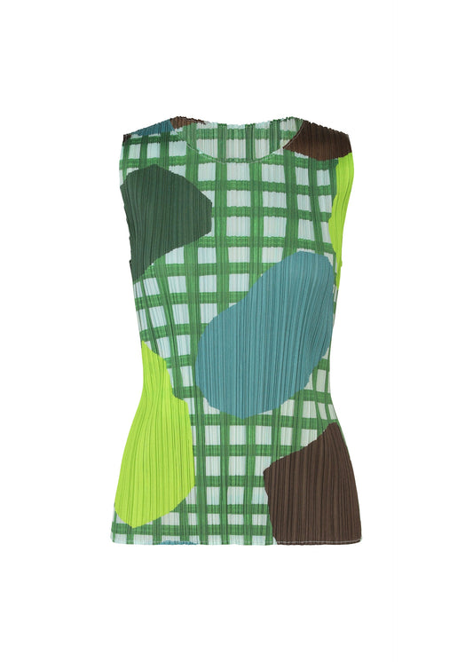 A product shot of the PLEATS PLEASE ISSEY MIYAKE MARKET shirt in potato.